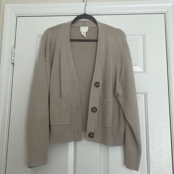 H&M Taupe Cardigan - Picture 1 of 3